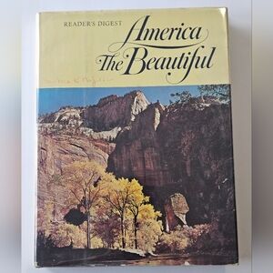 America the Beautiful 1970 First Printing Vtg Hardcover Book Dust Jacket